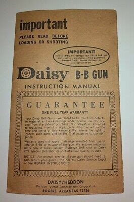 daisy bb gun manual